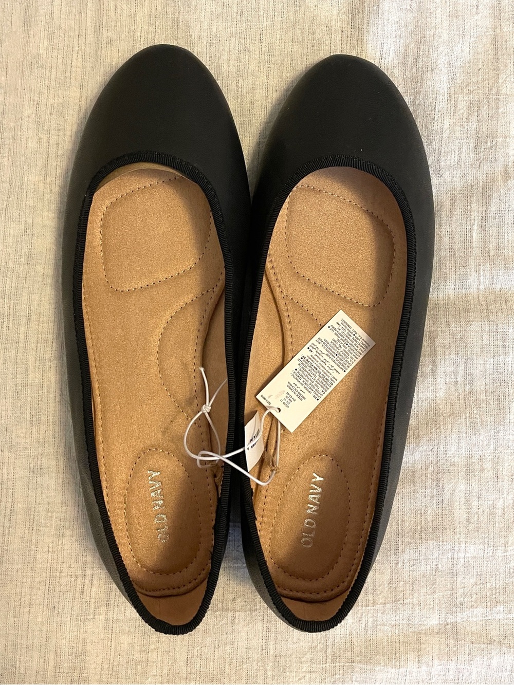 Old Navy-  Black Ballet Flats NWT Women’s Slip On Shoes - Size 11 (Fits 9/10)